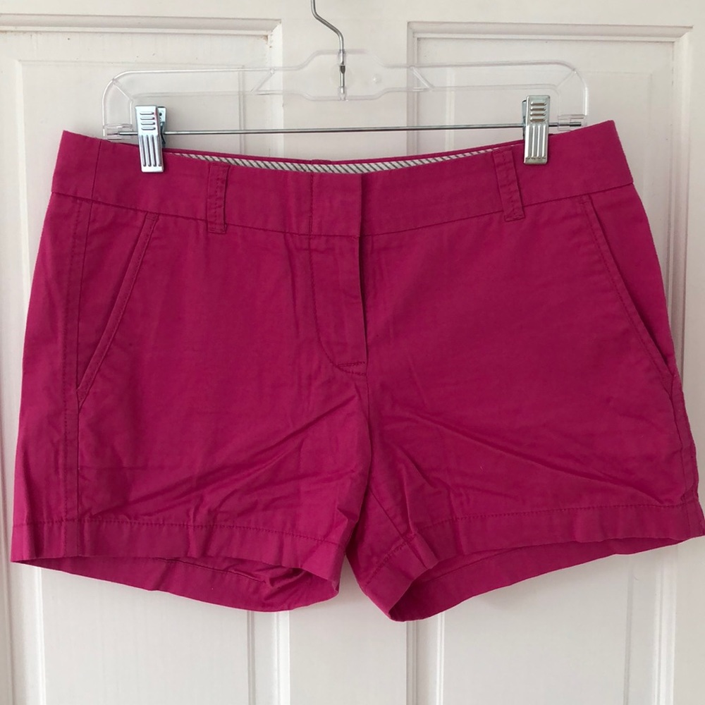 J. Crew - Chino Shorts - Bright Pink - Sz 4
